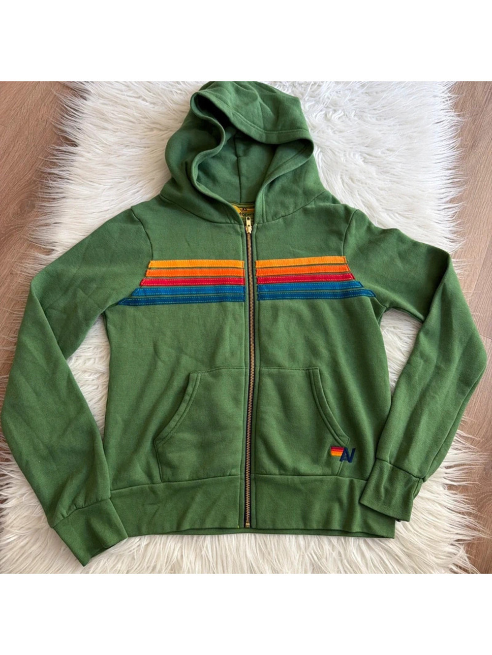 Aviator Nation zip up hoodie size XS